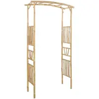 vidaXL Arche De Jardin Naturel 110 X 40 X 205 Cm Bambou