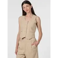 Ragwear Veste Sans Manches de - BYMBA STRIPES - XS - XL - pour Femme - sable - Taille M