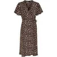 ONLY Robe 'ONLCALI' beige / brun foncé / greige