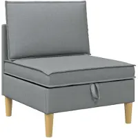 vidaXL Pouf de rangement
