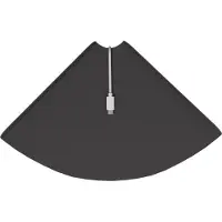 vidaXL Étagère flottante avec étagère 4 pcs Noir 24 x 24 x 2 cm