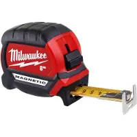 Milwaukee Mètre ruban premium magnétique 8m/30mm - - 4932498770