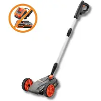 FUXTEC FX-E1RMEH20-SOLO 20V Accu Tondeuse à gazon rechargeable Tondeuse mulching compacte à une main sans batterie, 22cm de largeur, hauteur réglable, 300W