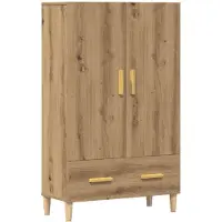 vidaXL Highboard Chêne Artisan 70x31x115 cm Bois composite
