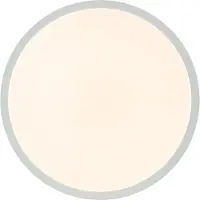 Brilliant Plafonnier LED brillant Livas G80840/05 pour salon ou chambre à coucher, métal/plastique, pour intérieur, blanc - LED intégrées