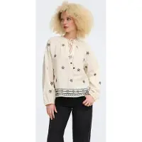 ONLY Chemisier 'ONLSkye' noir / blanc