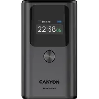 Canyon Station de charge , OnPower 130, TFT, 10000 mAh, PD, 30 W, noir/gris