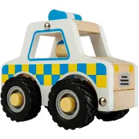 Bigjigs Voiture de police en bois
