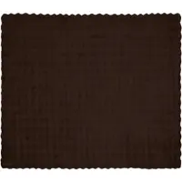 vidaXL Couverture en Fourrure de Lapin Synthétique 4 pcs Camel