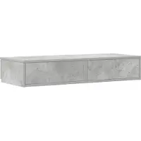 vidaXL Tiroirs de lit Gris béton 90 x 36.5 x 16.5 cm Bois d'ingénierie