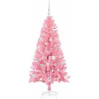 vidaXL Arbre de Noël , rose, 150 cm, en PVC