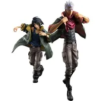 Megahouse Gundam Iron Mobile Suit -blooded Orphans Mikazuki Augus & Orga Itsuka G.e.m Series Pvc Figure 26 Cm Multicolore