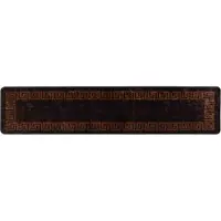 vidaXL Tapis de couloir MARSA Noir 50 x 300 cm Polyester et PVC