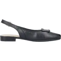 Rieker Damen Slingback Pumps Schwarz