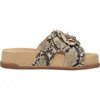 Rieker Mule beige / beige foncé / brun foncé