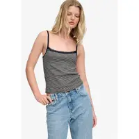 Superdry Femme Débardeur à Dentelle Athletic Essential Navy Taille: 44