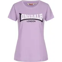 Lonsdale T-shirt 'Achnavast' violet / noir / blanc