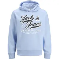 Jack & jones Junior Sweat 'JJELOGO' bleu clair