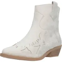 Salinyang Bottes de cowboy gris clair