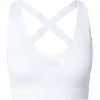 ICANIWILL Soutien-gorge de sport gris clair / blanc