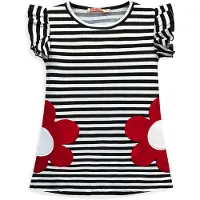 Denokids Robe rouge / noir / blanc