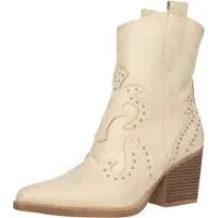 Salinyang Bottes de cowboy beige