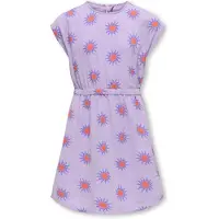 ONLY GIRLS Robe 'KOGTHYRA-MAY' violet clair / violet foncé / orange foncé