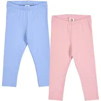 Müsli Leggings bleu clair / rose clair