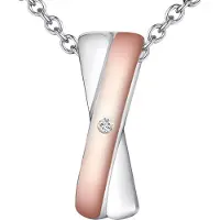 Rafaela Donata Chaîne or rose / argent