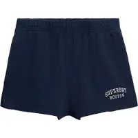 Superdry pour femme. W7110447A Short graphique Athletic Essential navy (L), Casuel, Coton, Marine