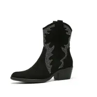 Elara Bottes de cowboy noir