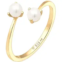 Elli Bague 'Perle' or / blanc perle