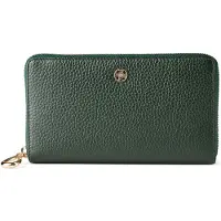 Esquire Cuir porte-monnaie Alexandria Wallet Green vert foncé
