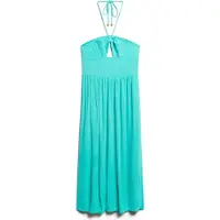 Superdry Cut Out Sleeveless Midi Dress Vert XS Femme