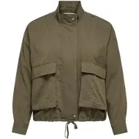 ONLY Veste mi-saison 'CARDonna' kaki