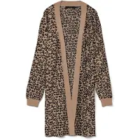 Vero moda Cardigan 'VMCNancy' noisette / noir