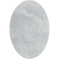 vidaXL Tapis ovales HUARTE Gris 120 x 170 cm 100 % polyester