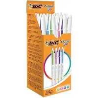BIC Stylo à bille Cristal Up Fashion, assorti, boîte de 20 (20x)