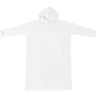 vidaXL Hoodie de couverture Blanc M Flanelle
