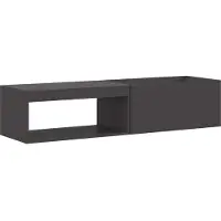 vidaXL Foyer Noir 160 x 45 x 35 cm Acier