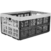 Keeeper 10224130 Boîte de rangement Sac de rangement Rectangulaire Plastique Gris (32 l, 35 x 48 x 23 cm)
