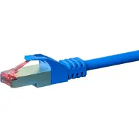 Dsit CAT 6 câble réseau LSOH - S/FTP - 2 mètres - bleu