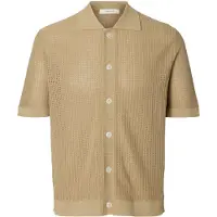 Selected Manches Courtes Chemise Homme Gris S