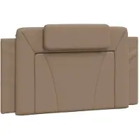 vidaXL Coussin de tête de lit "Viana" Cappuccino-Brun 100 cm Similicuir