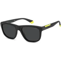 Polaroid Lunettes de Soleil PLD 2163/S 54/18/145 Matte black yellow Polycarbonate frames UNISEX PLD 2163/S