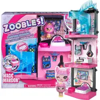 Spin Master Set de jeu transformable Zoobles avec villa magique et Z-Girl
