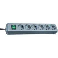 Brennenstuhl Eco power extension 1.5 m 6 prise(s) AC Gris