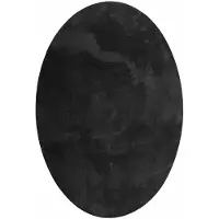 vidaXL Tapis HUARTE Noir 160 x 230 cm Polyester