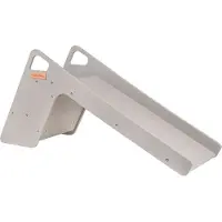 KiddyMoon Toboggan/chaise en bois pour enfants Toboggan stable pour enfants 2en1 Toboggan multifonctionnel Jouet en bois Montessori Toboggan sur pied pour enfants, grand, gris