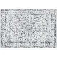 TecTake - Tapis design vintage - tapis à poils ras - Aliya - 160cm x 230cm - gris